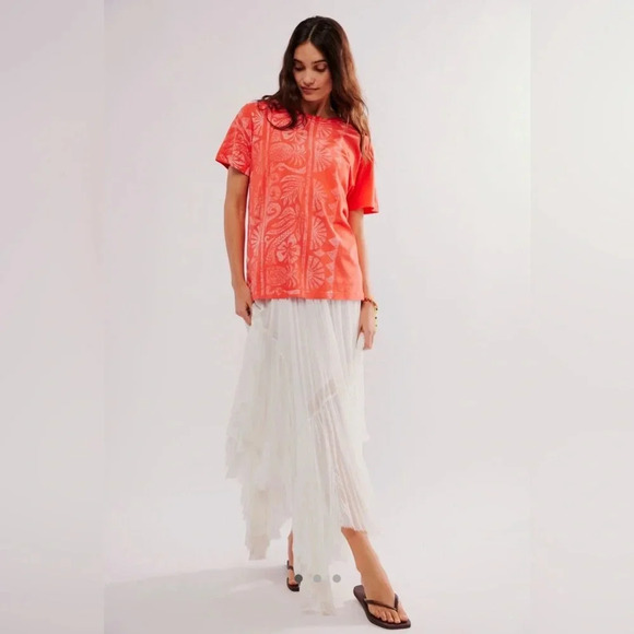 NWT Free People Maui Graphic Tee - Picture 3 of 6